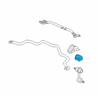 OEM 2011 Honda Accord Crosstour Bush, Front Stabilizer Holder Diagram - 51306-TE1-A01