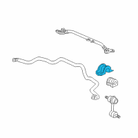 OEM Honda Crosstour Bracket, Front Stabilizer Diagram - 51308-SJA-900