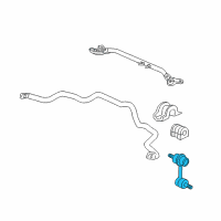 OEM Honda Accord Link, Right Front Stabilizer Diagram - 51320-TA0-A01