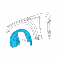OEM 2021 Dodge Charger Shield-Splash Diagram - 5043110AC