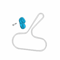 OEM Infiniti QX50 Tensioner Assy-Auto Diagram - 11955-5NA1A