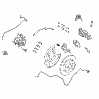 OEM 2019 Ford Fiesta Caliper Support Bolt Diagram - -W700684-S442