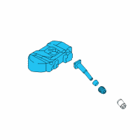 OEM 2019 Kia Niro Tire Pressure Monitoring Sensor Diagram - 52933D4100