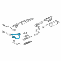 OEM 2003 Acura RL Pipe A, Exhaust Diagram - 18210-SZ3-003