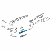 OEM 1996 Acura RL Chamber Catalytic Converter (Hhh982) Diagram - 18151-P5A-A00