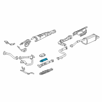 OEM Acura RL Cover (Upper) Diagram - 18182-P5G-000