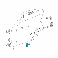 OEM 2001 Chrysler Sebring Dr Check-Rear Door Diagram - 4878318AC