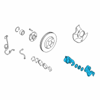 OEM Hyundai Sonata CALIPER Kit-Front Brake, RH Diagram - 58190-3KA11