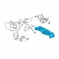 OEM 2007 Chrysler 300 CROSSMEMBER-Transmission Diagram - 4578157AC