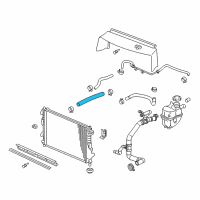 OEM 2007 Saturn Vue Radiator Inlet Hose Diagram - 15914227