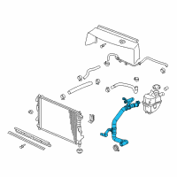 OEM Saturn Vue Radiator Outlet Hose (Lower) Diagram - 15914231