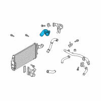 OEM Ford Air Tube Diagram - AA5Z-6F073-B