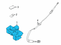 OEM 2022 Ford F-150 LEVER - GEAR SHIFT Diagram - ML3Z-7210-C