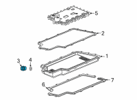 Genuine Chevrolet Camaro Oil Drain Plug diagram