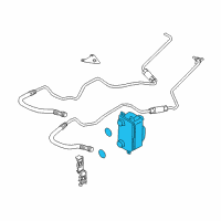 OEM 2005 BMW 645Ci Automatic Transmission Oil Cooler Diagram - 17-21-7-519-213
