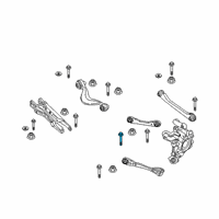 OEM 2017 BMW 550i GT xDrive Hex Screw With Collar Diagram - 33-32-6-764-927