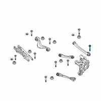 OEM BMW 840i Hex Bolt Diagram - 33-30-6-861-943