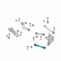 OEM BMW X4 Trailing Arm With Rubber Mount Diagram - 33-30-6-871-023