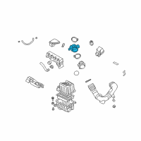 OEM Hyundai Santa Fe Hose-Air Intake Diagram - 28138-2B000