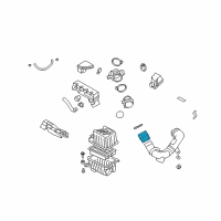 OEM Hyundai Hose-Air Intake Diagram - 28139-2B000