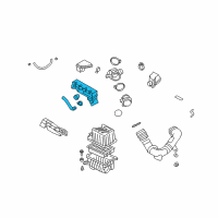 OEM 2007 Hyundai Santa Fe Duct-Air "A" Diagram - 28210-2B000