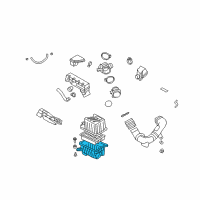 OEM 2007 Hyundai Santa Fe Body-Air Cleaner Diagram - 28112-2B000