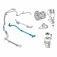 OEM Dodge Avenger Hose-Power Steering Pressure Diagram - 68081023AF