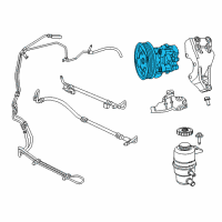 OEM 2011 Dodge Avenger Power Steering Pump Diagram - 68081999AC