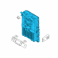 OEM Hyundai Instrument Panel Junction Box Assembly Diagram - 91950-J0540