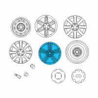 OEM Infiniti Q45 Alloy Wheels Diagram - 40300AT54A