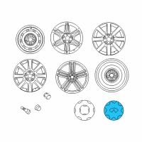 OEM 2002 Infiniti Q45 Ornament-Disc Wheel Diagram - 40315-AR200