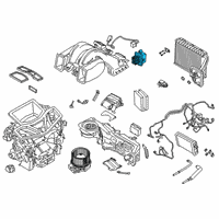 OEM 2017 BMW M760i xDrive Fan Controller, Rear-Cabin Fan Diagram - 64-11-9-354-174