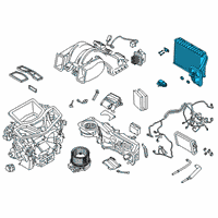 OEM 2021 BMW X5 EVAPORATOR Diagram - 64-11-9-496-922