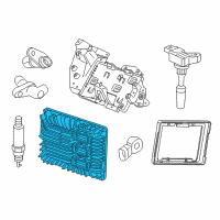 OEM Cadillac ATS ECM Diagram - 12700116