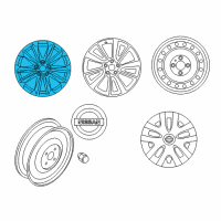 OEM 2019 Nissan Rogue Sport Wheel-Aluminum Diagram - D0C00-6FM1A
