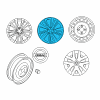 OEM 2019 Nissan Rogue Sport Aluminum Wheel Diagram - D0C00-4CB3D