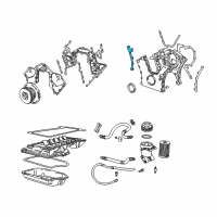 OEM 2000 BMW 750iL Timing Cover Gasket Diagram - 11141715772