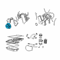 OEM 1995 BMW 750iL Vibration Damper Diagram - 11-23-1-741-491