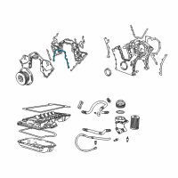 OEM 1998 BMW 750iL Gasket Asbestos Free Diagram - 11-14-1-710-175