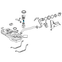 OEM 2018 Toyota Yaris iA Fuel Pump Diagram - 23221-WB002