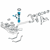 OEM 2019 Toyota Yaris Fuel Pump Diagram - 77020-WB001