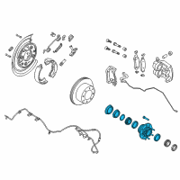 OEM 2015 Ford F-350 Super Duty Hub Diagram - BC3Z-1109-D