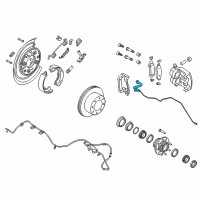 OEM 2014 Ford F-250 Super Duty Brake Hose Diagram - DC3Z-2282-E