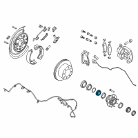 OEM 2021 Ford Transit-350 Inner Wheel Bearing Diagram - BC3Z-1244-A