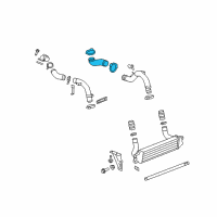 OEM 2008 Pontiac Solstice Outlet Hose Diagram - 15238787