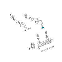 OEM 2000 Chevrolet Prizm Upper Hose Clamp Diagram - 11561525