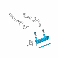 OEM Saturn Cooler Asm-Charging Air Diagram - 25820725