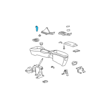 OEM 1995 Chevrolet Cavalier Handle Asm-Automatic Transmission Control Lever Diagram - 22649619