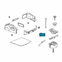 OEM 2009 Pontiac G8 Jack Asm Diagram - 92208027