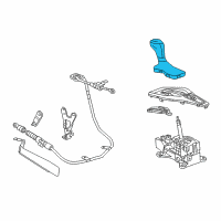 OEM 2019 Chevrolet Camaro Shift Knob Diagram - 84113541